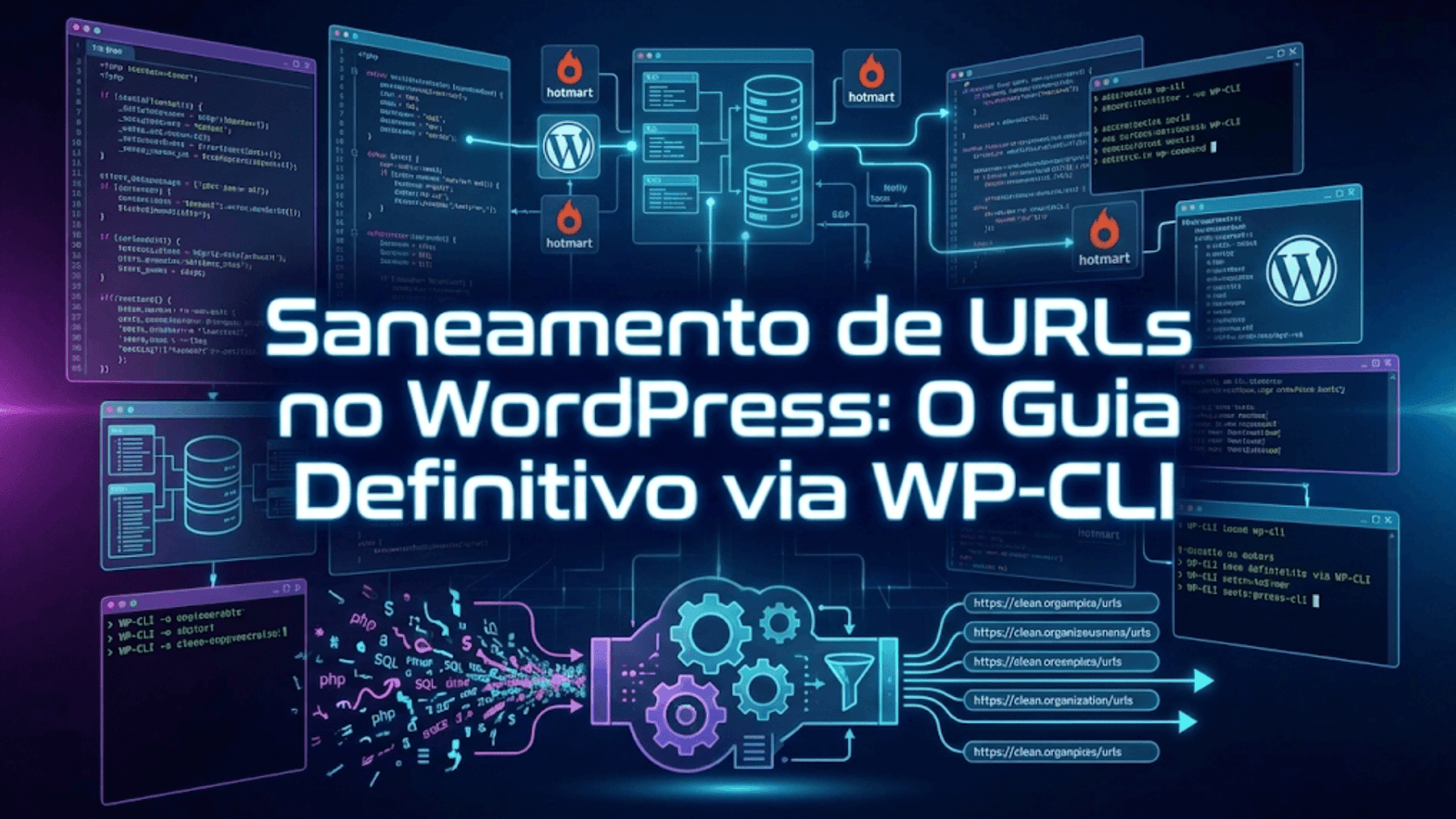 Capa do artigo Saneamento de URLs no WordPress: Como transformei 450 erros em dados limpos (Case Real)
